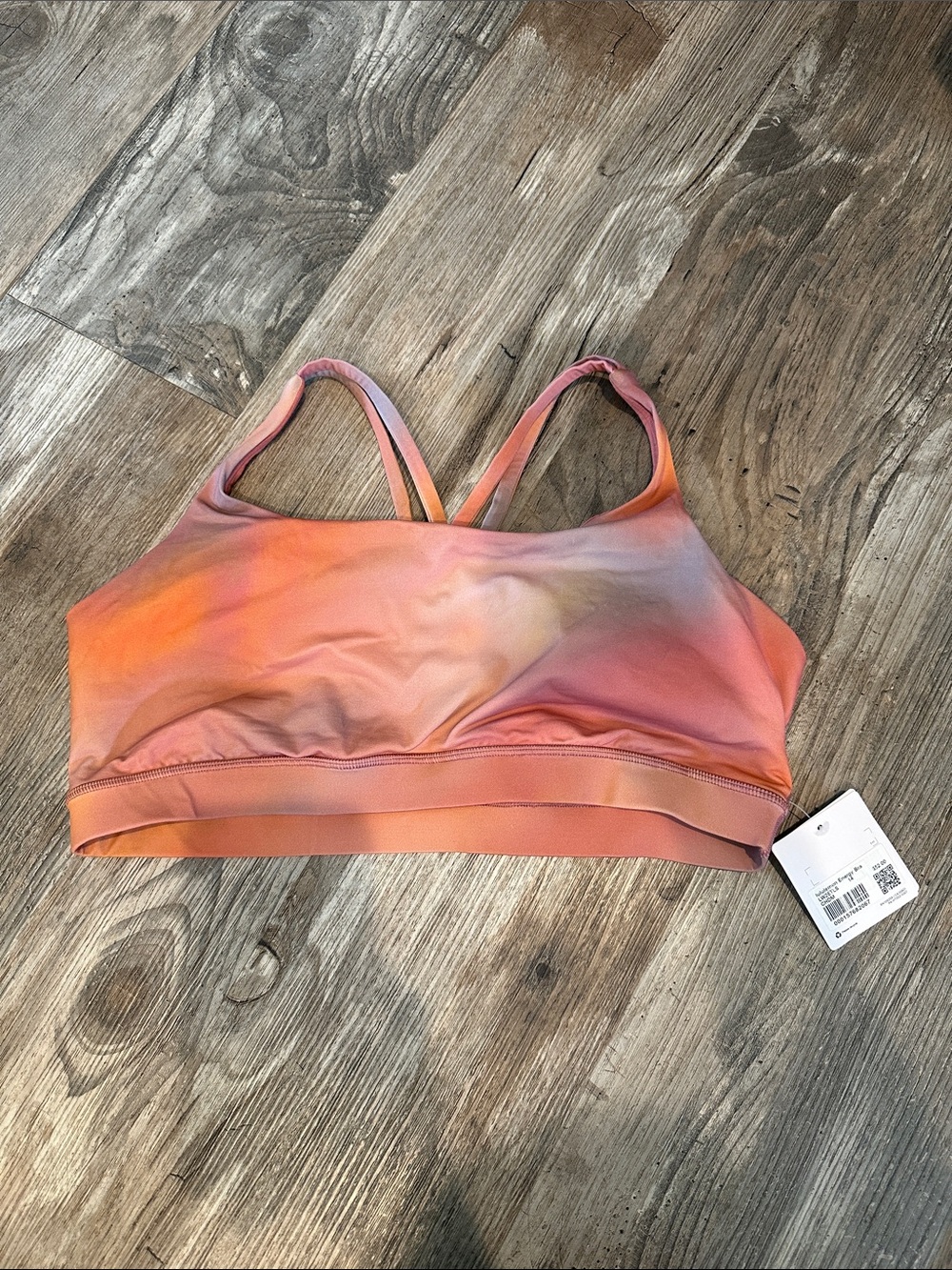 NEW with tags! Lululemon Energy Bra Chroma Drift Multi